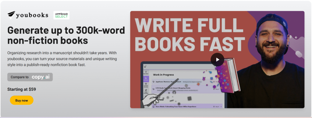 Youbooks Review Best AI Book Writing Software for Authors 8 Youbooks Review