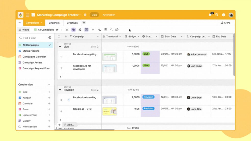 Stackby Review Lifetime Deal for No-Code Workflow Platform 8 Stackby Review