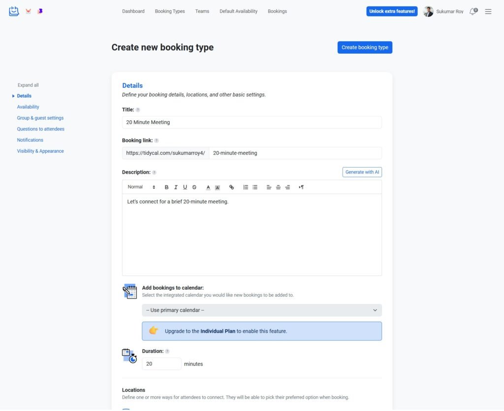 TidyCal Review The Best Scheduling Tool for Streamlining Your Time 18 03 2
