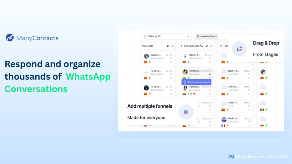 WhatsApp CRM by ManyContacts Review Best Tool for Small Businesses 8 WhatsApp CRM by ManyContacts Review