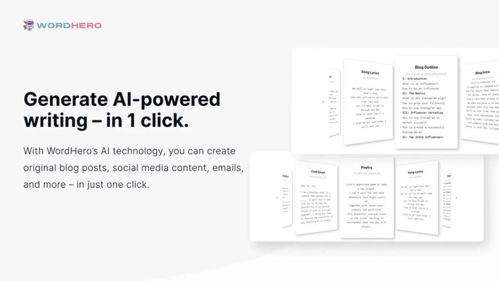 WordHero Review Powerful AI for Smart Content Writing 9 Wordhero Review