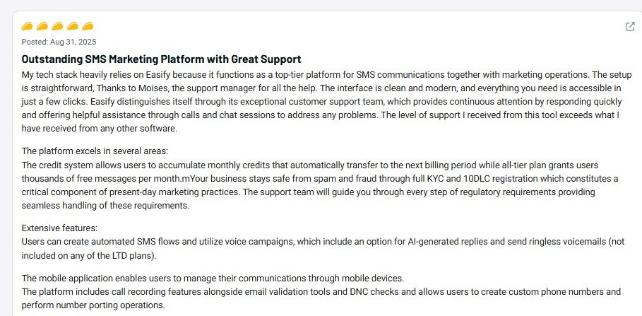 Easify Review 2025 The Ultimate All-in-One Marketing Platform 12 Easify Customer Review