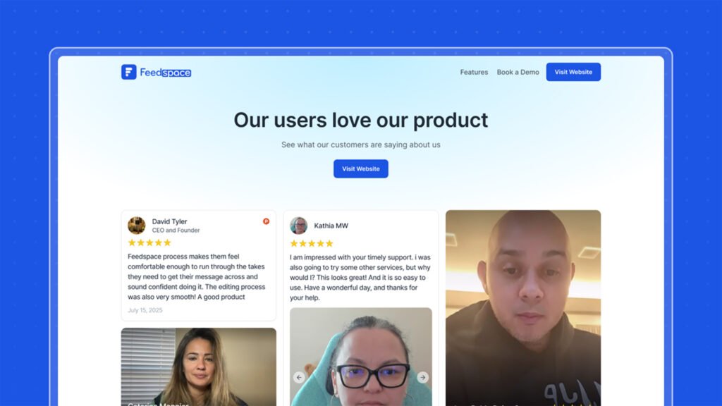 Feedspace Review 2025 Boost Credibility with Real-Time Customer Testimonials 10 Feedspace Review