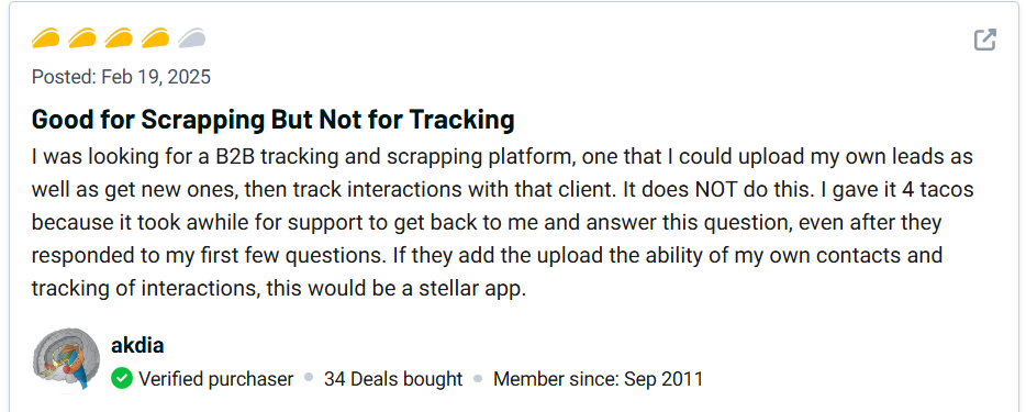Lead​Rock‍s Customer Review