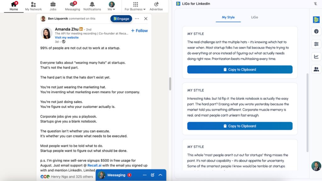 LiGo Review Boost LinkedIn Engagement with AI Power 7 LiGo Review