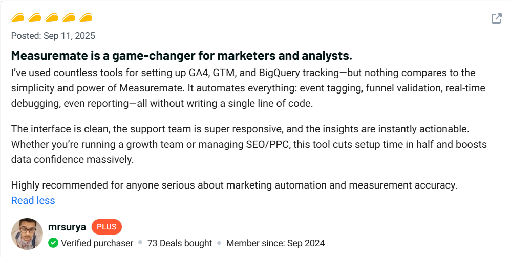 Measu‍re⁠m​ate Customer Review
