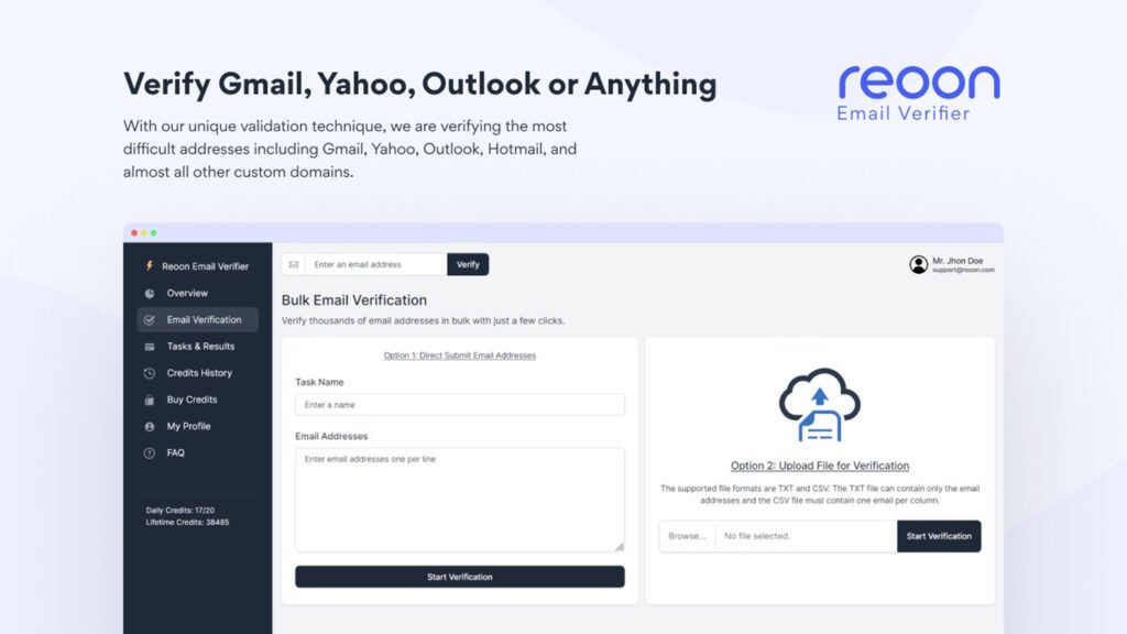 Reoon Email Verifier Review Accurate Email Validation Tool 7 Reoon Email Verifier Review