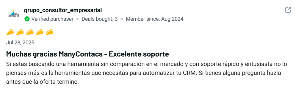 WhatsApp CRM by ManyContacts Review Best Tool for Small Businesses 10 WhatsApp CRM by ManyContacts Customer Review