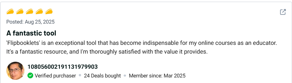 FlipBooklets Customer Review