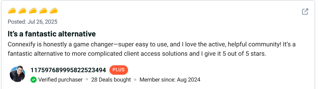 Connexif‌y​ Customer Review
