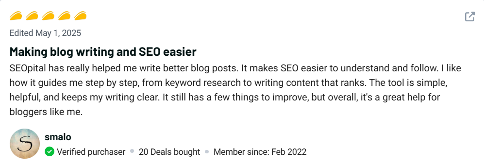 SEOpital Review The Ultimate Security Solution for Websites 10 SEOpital Customer Review