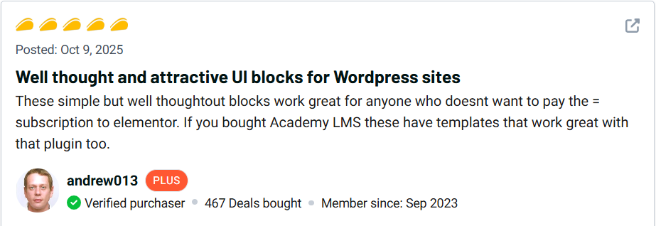 aBlocks Review Best No-Code WordPress Builder 10 aBlocks Customer Review