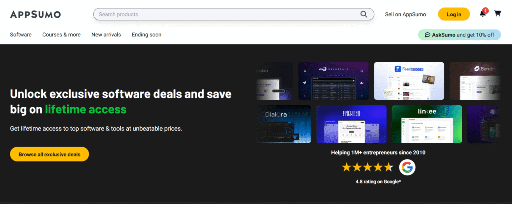 AppSumo Review The Ultimate Platform for Lifetime Software Deals 3 appsumo review 2025 1