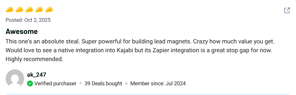 ‌Quizi‍fy Customer Review