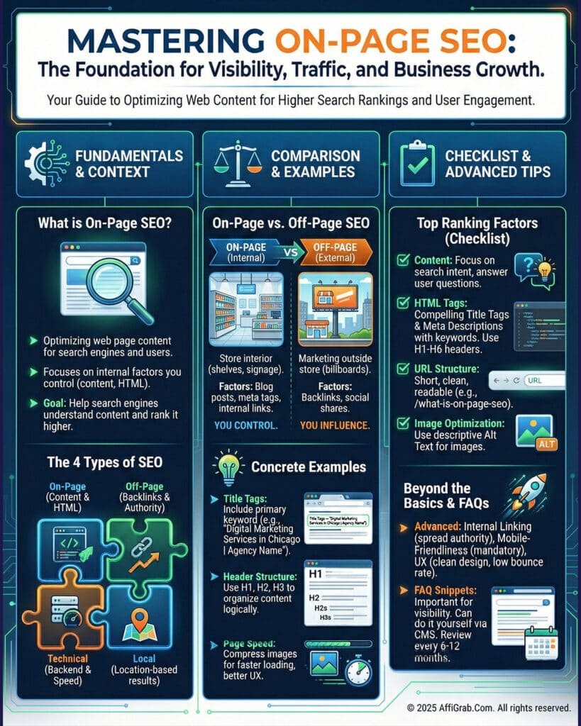 What Is On Page Seo​