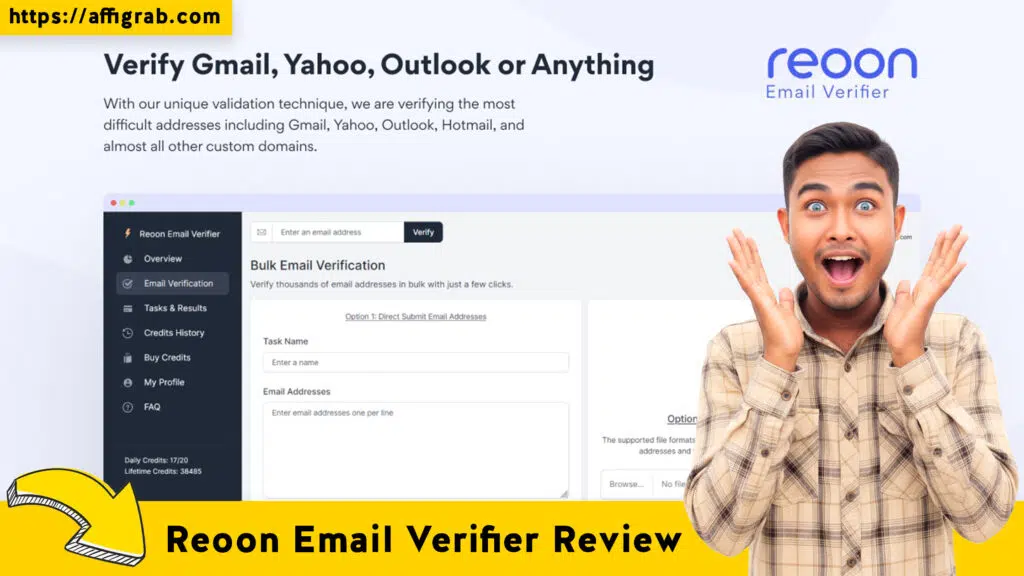 Reoon Email Verifier AppSumo Review: Can This Lifetime Deal Replace Your Costly Hunter.io Subscription? 1 Reoon Email Verifier Review