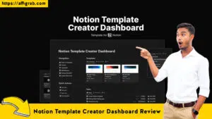 Notion Template Creator Dashboard Review