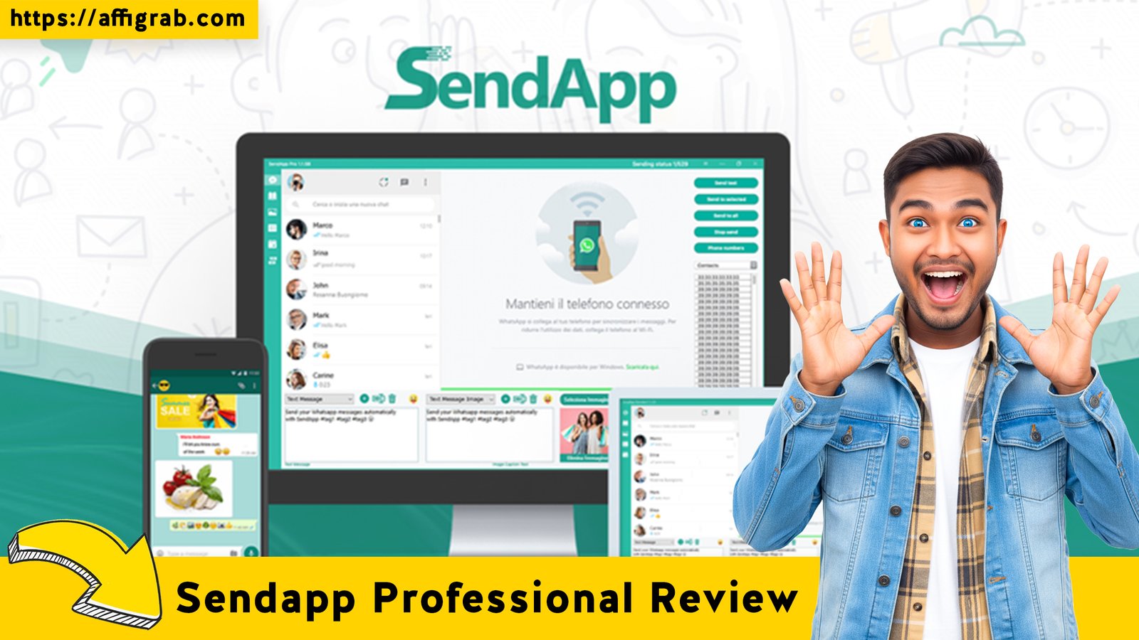 Home 1 Sendapp Professional Review
