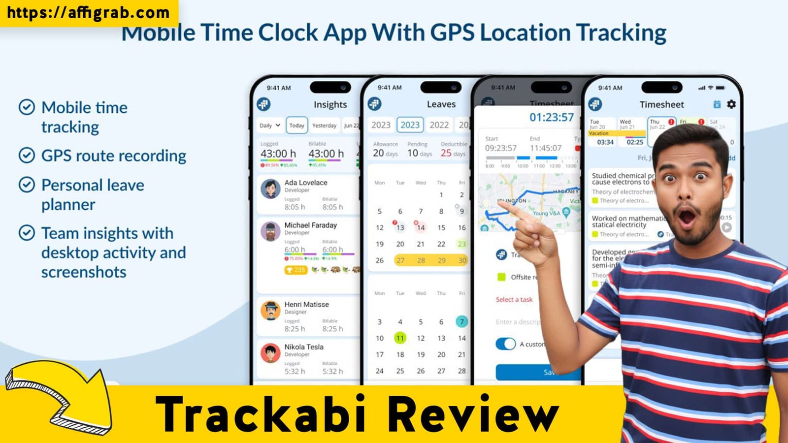 Trackabi Time Tracker App Review