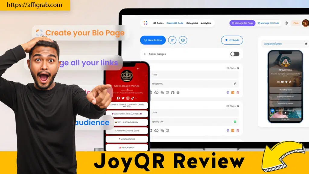 JoyQR AppSumo Review: The Best Linktree Alternative for Custom QR Codes & Bio Pages? 1 JoyQR Review