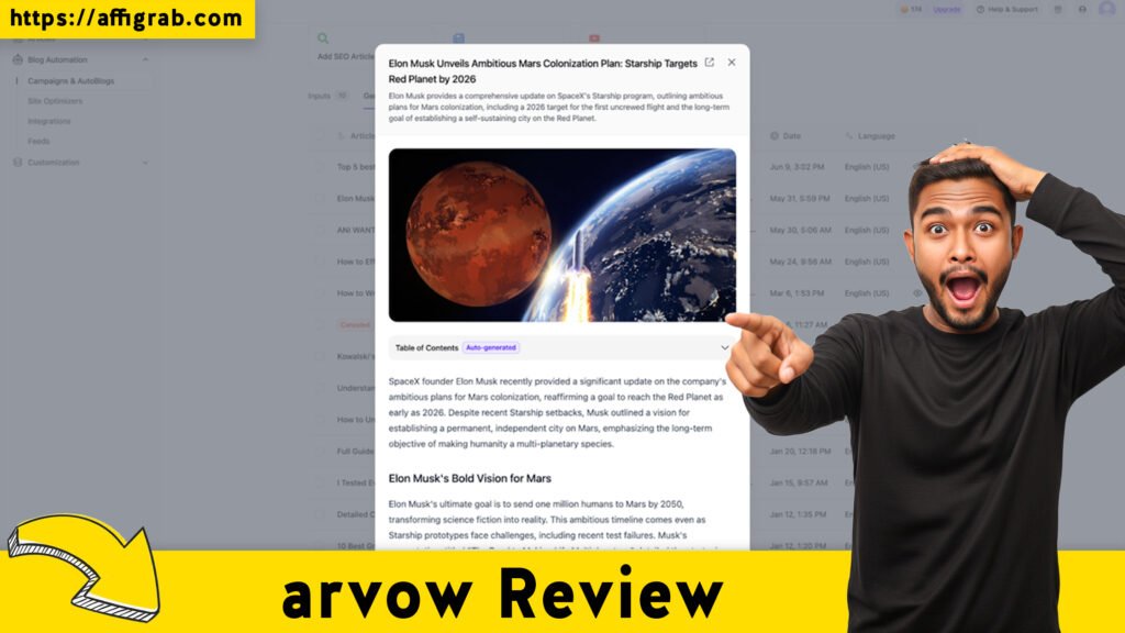 arvow review