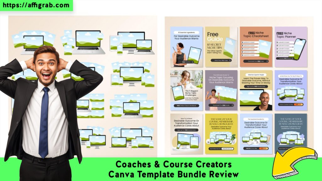 Coaches & Course Creators Canva Template Bundle Review