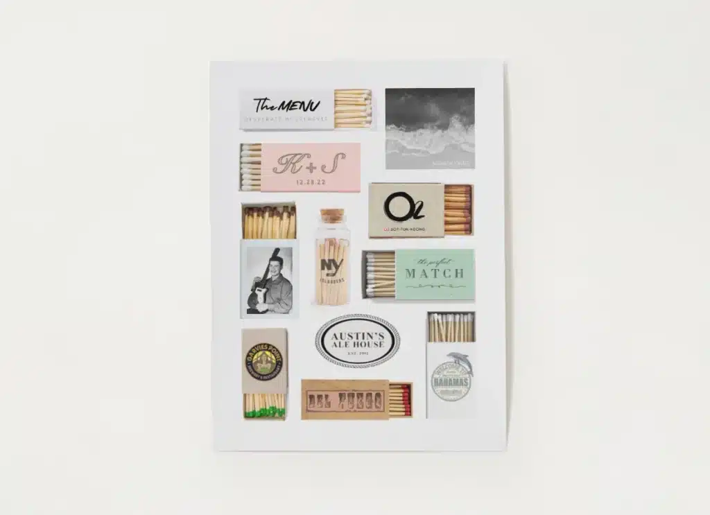 Custom Vintage Matchbox Poster Design: Unique Retro Art 1 Vintage Matchbox Poster