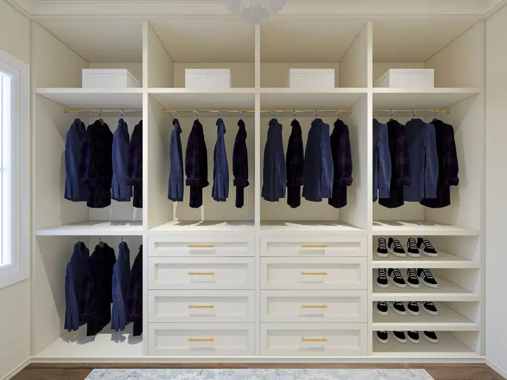 Transform Your Space with a Walk In Closet Interior 3D Render 1 Walk In Closet Interior 3D Render