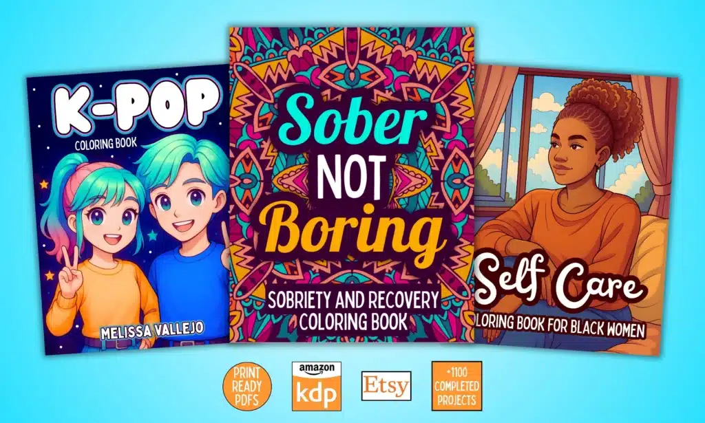 Boost KDP Sales: Bold and Easy Coloring Book Design 1 Bold and Easy Coloring Book Design