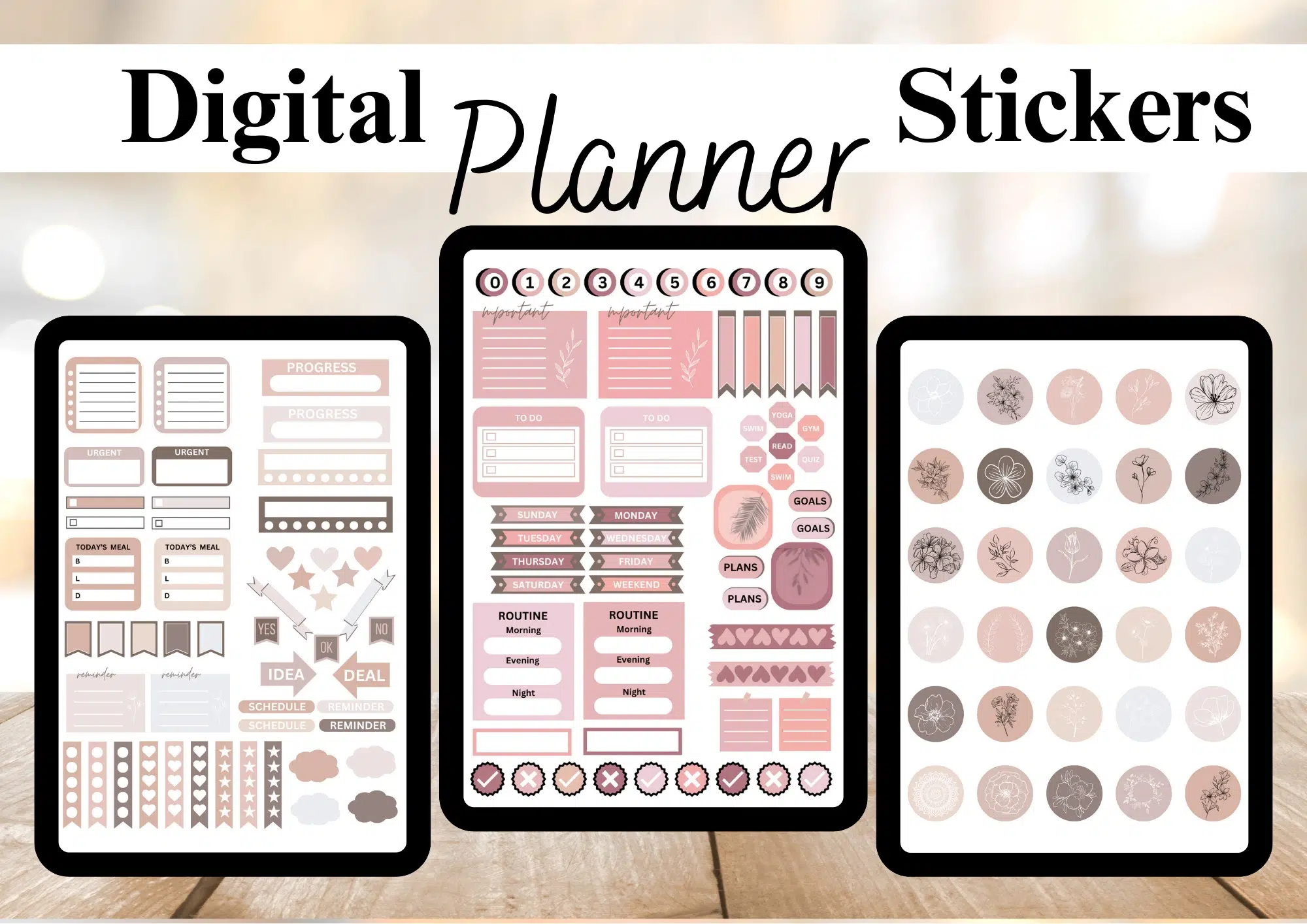 Journal Sticker Design