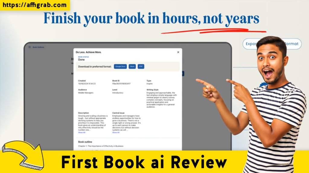 First Book ai Reveiw